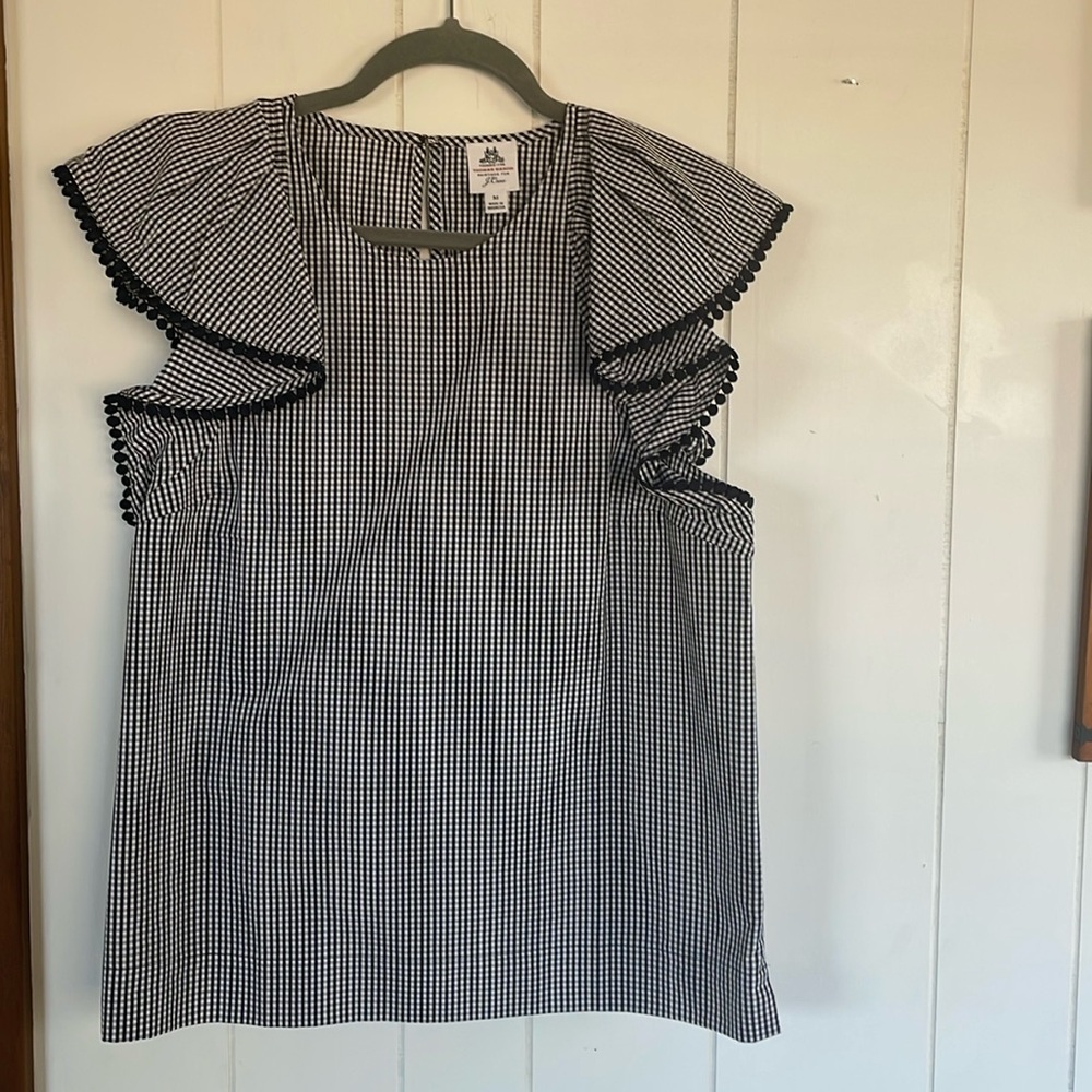 NWOT 100% cotton blouse from the Thomas Mason collection for J.Crew.